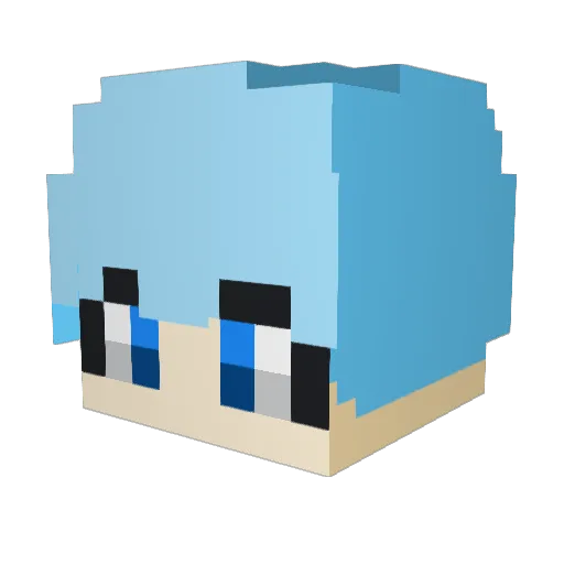 rlawjdgn Minecraft avatar head, 3D render