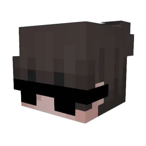 rlaxodus100 Minecraft avatar head, 3D render