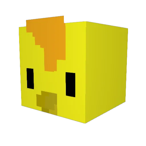 rlaxotn714 Minecraft avatar head, 3D render
