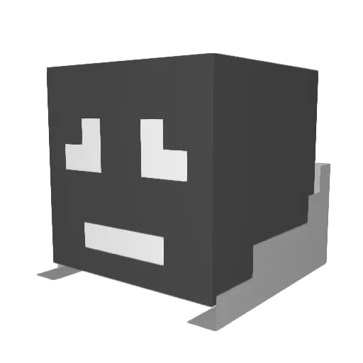 rlbol Minecraft avatar head, 3D render