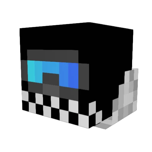 rllambo Minecraft avatar head, 3D render