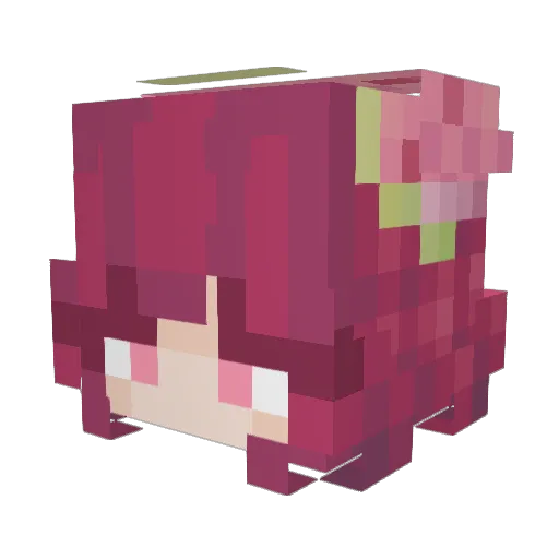 rllxnr Minecraft avatar head, 3D render