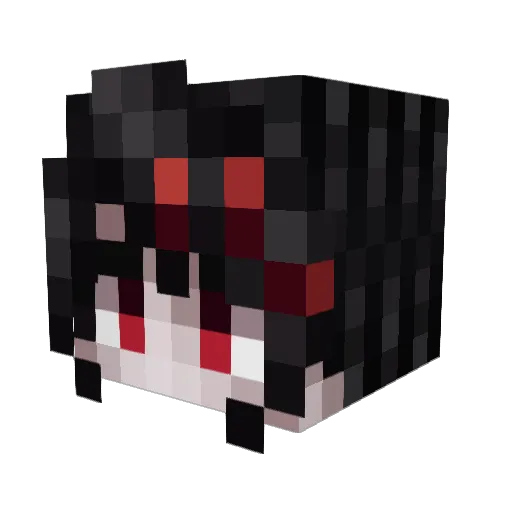 rlySweez Minecraft avatar head, 3D render