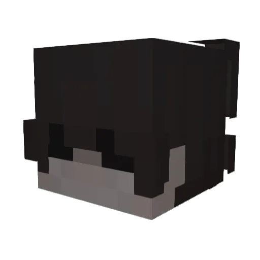 rmalcs Minecraft avatar head, 3D render