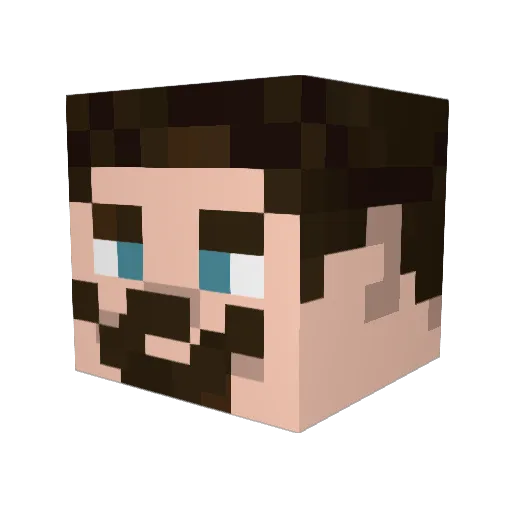 rman2418 Minecraft avatar head, 3D render