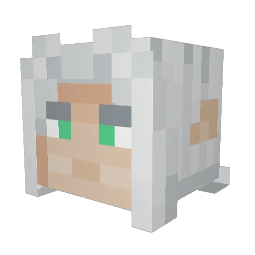 rmarcucci Minecraft avatar head, 3D render