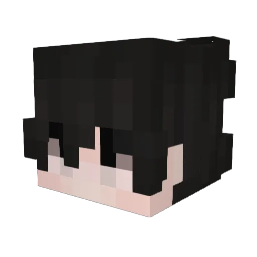 rmds Minecraft avatar head, 3D render