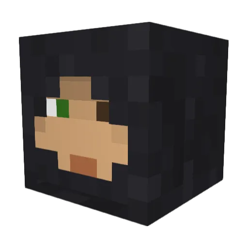rmorgan Minecraft avatar head, 3D render