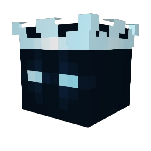rmpw Minecraft avatar head, 3D render