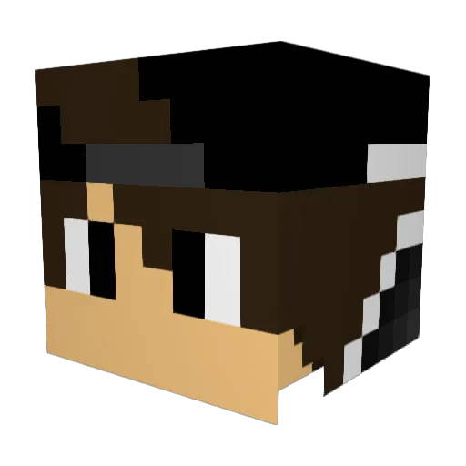 rmrichie Minecraft avatar head, 3D render
