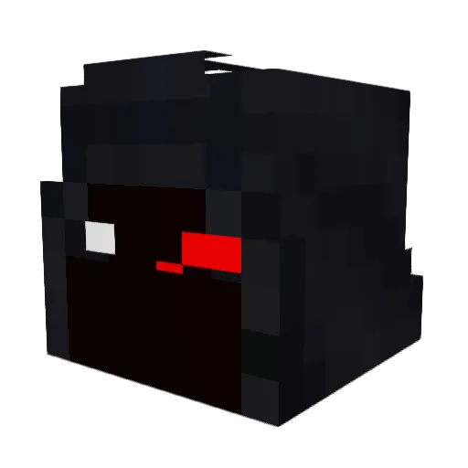 rnako Minecraft avatar head, 3D render
