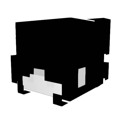 rnaryy Minecraft avatar head, 3D render