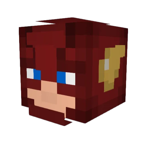 rnarzisi Minecraft avatar head, 3D render