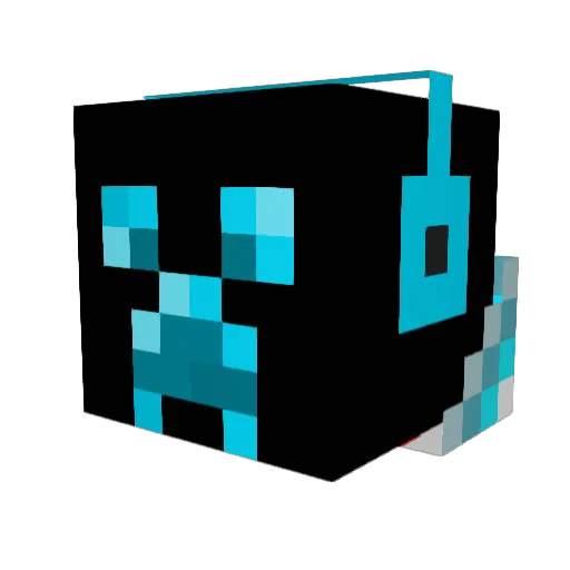 rndm_usr Minecraft avatar head, 3D render