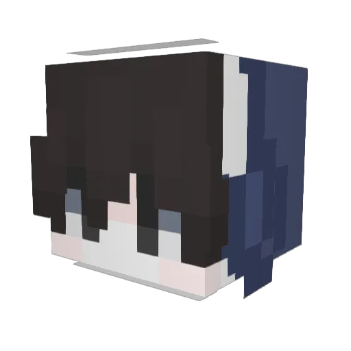 rnob2 Minecraft avatar head, 3D render