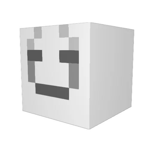 roach555 Minecraft avatar head, 3D render