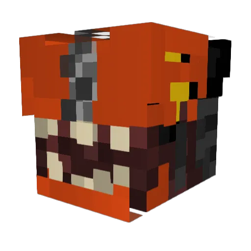 roachvoid Minecraft avatar head, 3D render