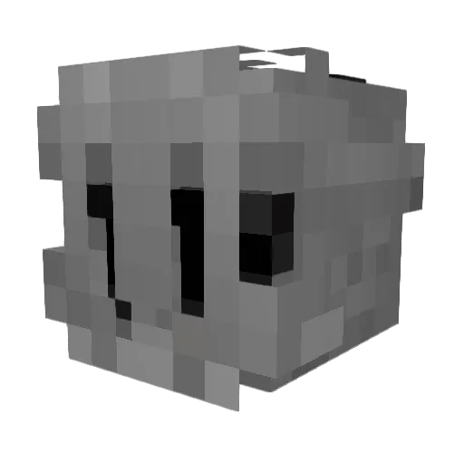 roadkill_x Minecraft avatar head, 3D render