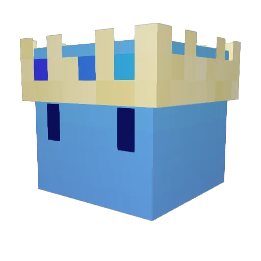 roamm Minecraft avatar head, 3D render