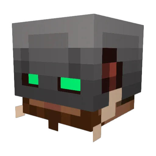 roar02gaming Minecraft avatar head, 3D render