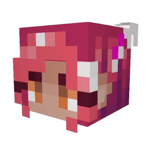 roarfield Minecraft avatar head, 3D render