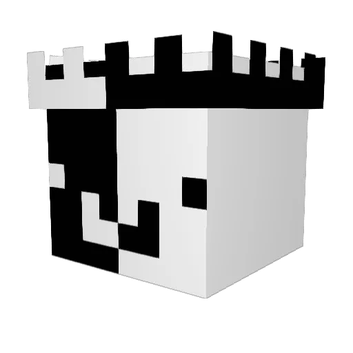 roarsu Minecraft avatar head, 3D render