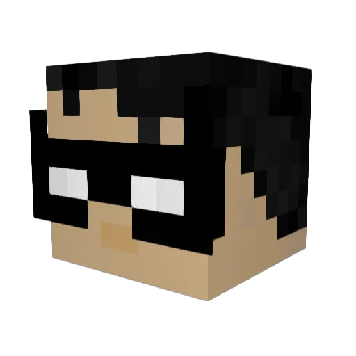 roasteed Minecraft avatar head, 3D render