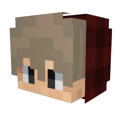 rob005 Minecraft avatar head, 3D render