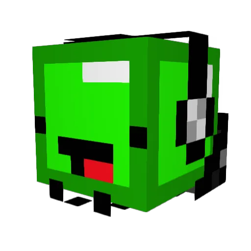 rob195 Minecraft avatar head, 3D render