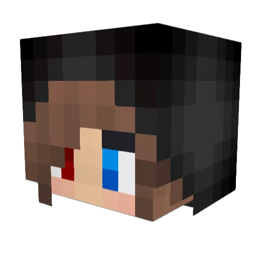 rob54362 Minecraft avatar head, 3D render