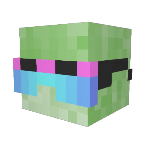 rob_tula Minecraft avatar head, 3D render