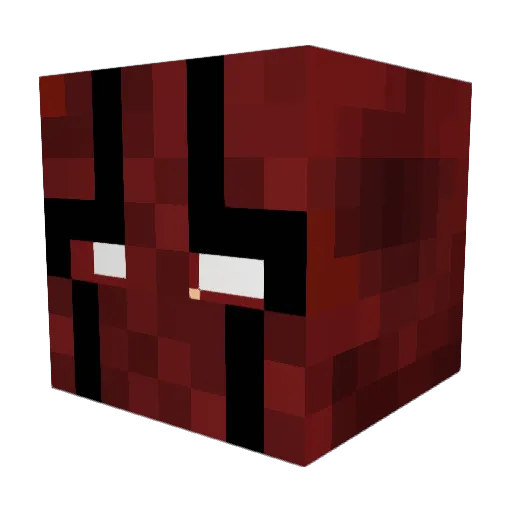 robak97 Minecraft avatar head, 3D render