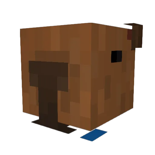 robaninos Minecraft avatar head, 3D render