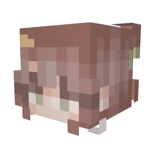 robb1nu Minecraft avatar head, 3D render