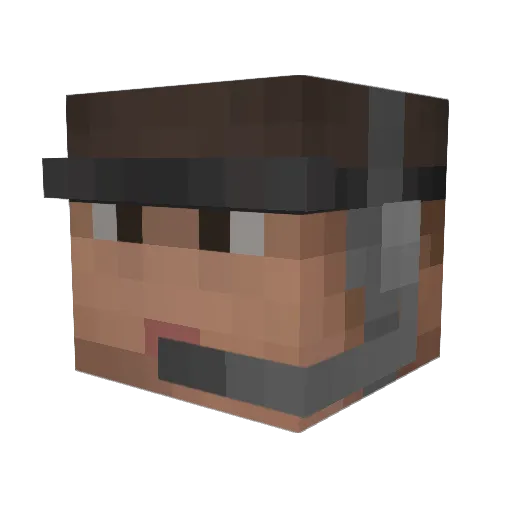 robbear61 Minecraft avatar head, 3D render