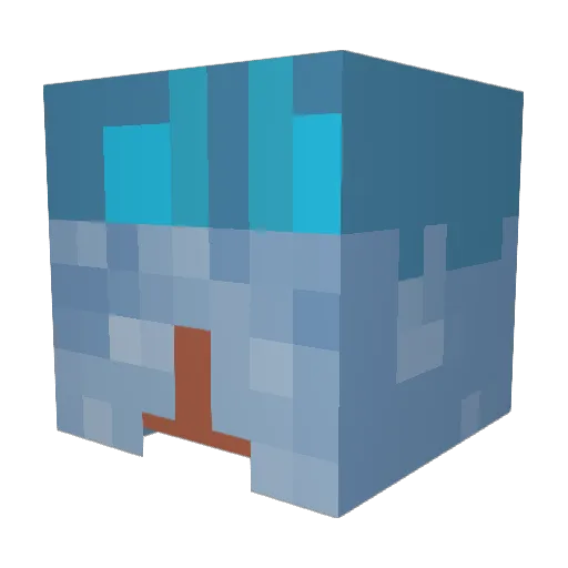 robcat4 Minecraft avatar head, 3D render