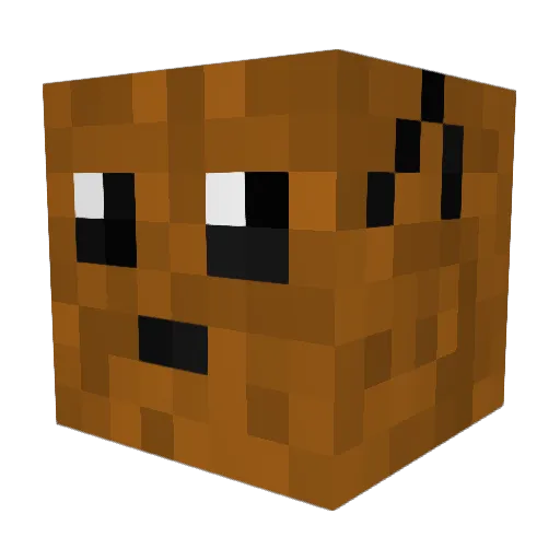 robcio1 Minecraft avatar head, 3D render