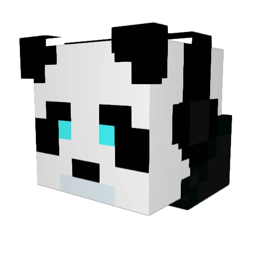 robeek_ Minecraft avatar head, 3D render
