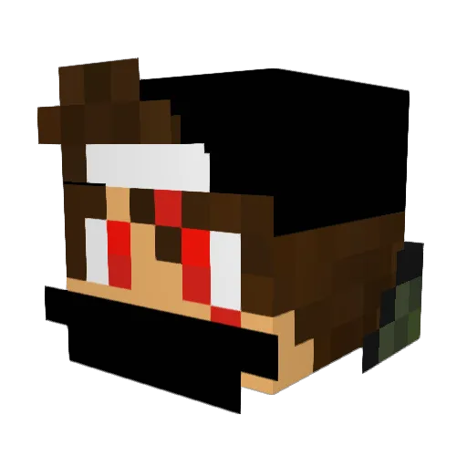 rober65 Minecraft avatar head, 3D render