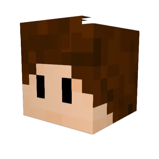 robert1992 Minecraft avatar head, 3D render