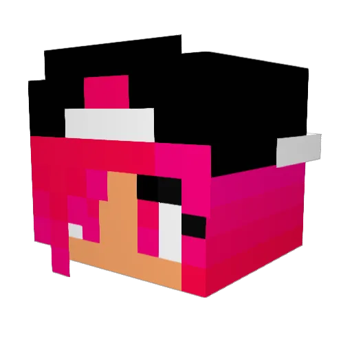 roberta_adr Minecraft avatar head, 3D render
