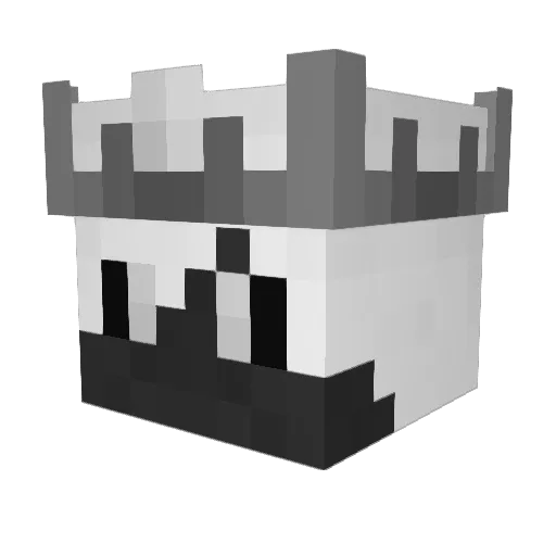 robertinmotion Minecraft avatar head, 3D render