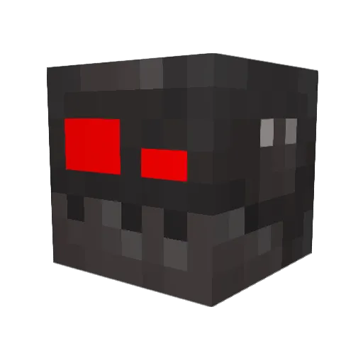 robertming Minecraft avatar head, 3D render