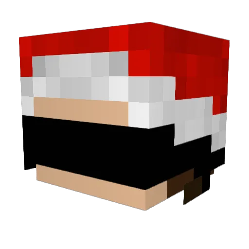 robertofarts Minecraft avatar head, 3D render