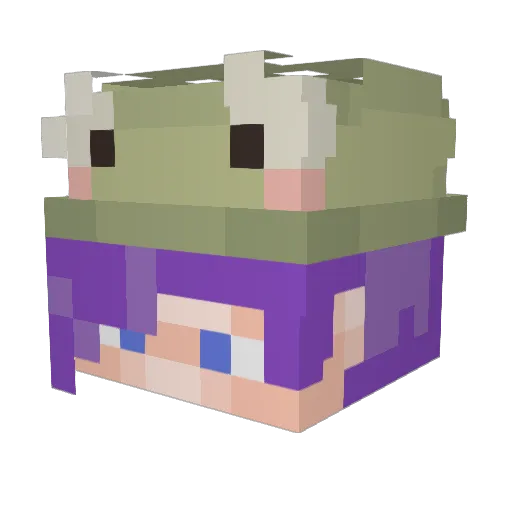robertp00p Minecraft avatar head, 3D render