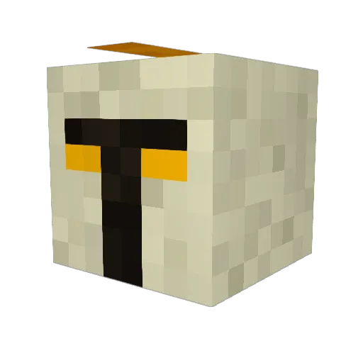 robertparle Minecraft avatar head, 3D render