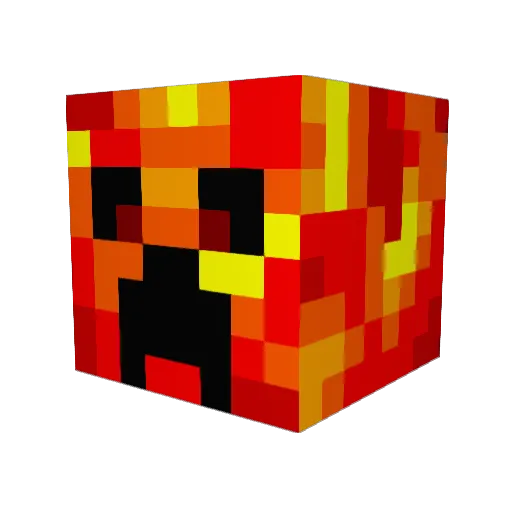 robertrish Minecraft avatar head, 3D render