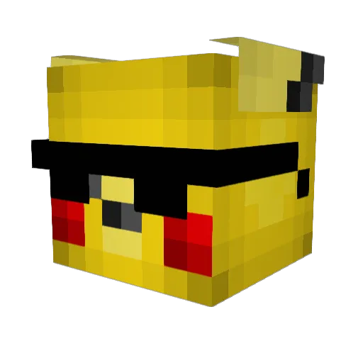 robin05XD Minecraft avatar head, 3D render