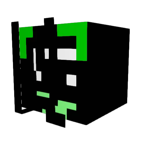 robin082221 Minecraft avatar head, 3D render