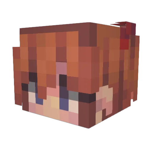 robin2052 Minecraft avatar head, 3D render